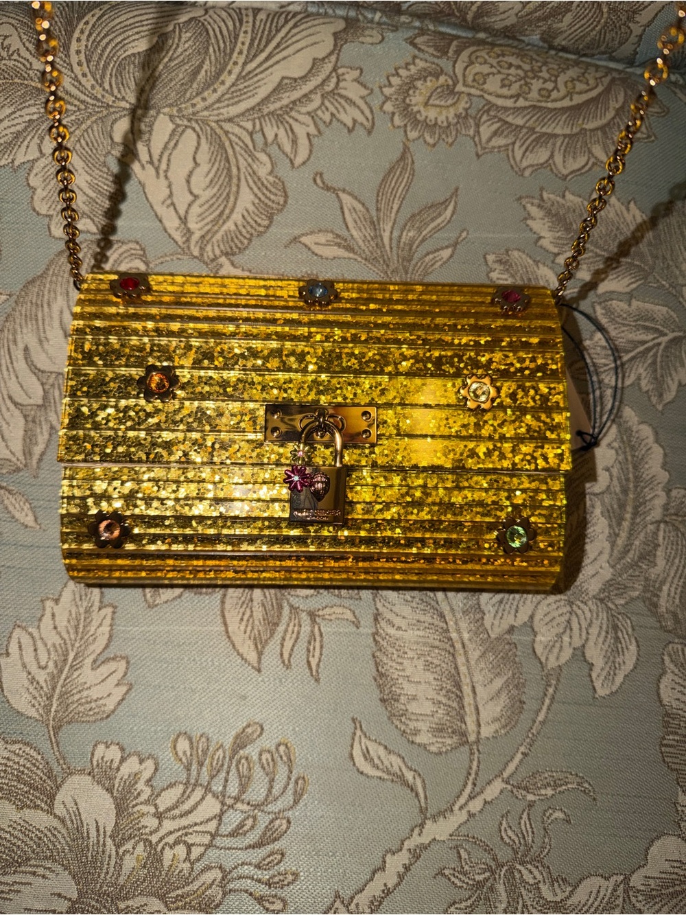 NIB KURT GEIGER BRIXTON LOCK PARTY BAG - Picture 8 of 15